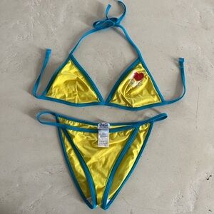 D&G Yellow and Blue Swim Set